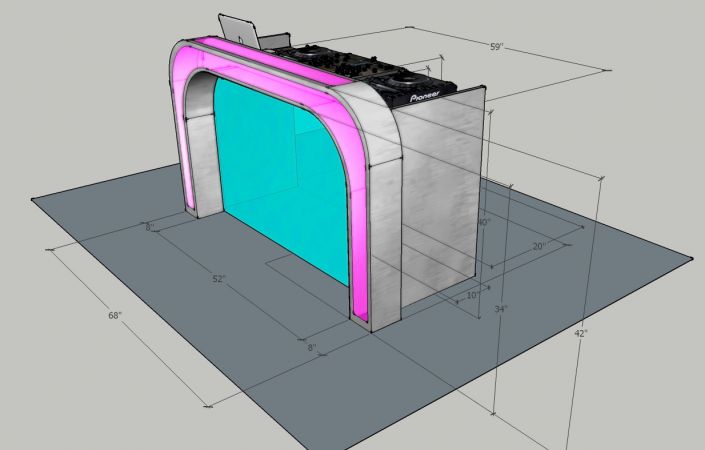 Illuminated DJ Table #205<br>1,234 x 788<br>Published 7 years ago